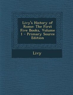 Front cover_Livy's History of Rome