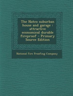 Front cover_The Natco suburban house and garage