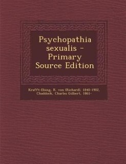 Front cover_Psychopathia sexualis - Primary Source Edition