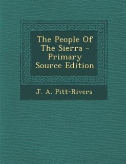 Front cover_The People Of The Sierra