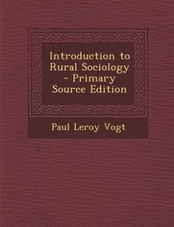 Introduction to Rural Sociology