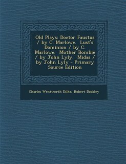 Front cover_Old Plays