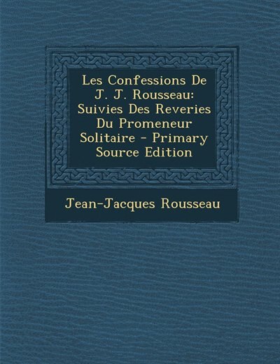 Couverture_Les Confessions De J. J. Rousseau