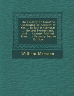 Couverture_The History of Sumatra