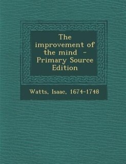 Front cover_The improvement of the mind