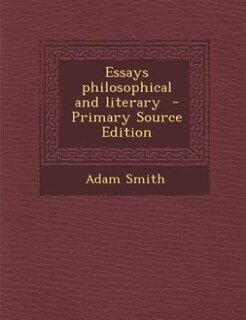 Front cover_Essays philosophical and literary  - Primary Source Edition