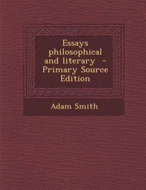 Front cover_Essays philosophical and literary  - Primary Source Edition
