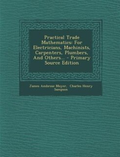 Front cover_Practical Trade Mathematics