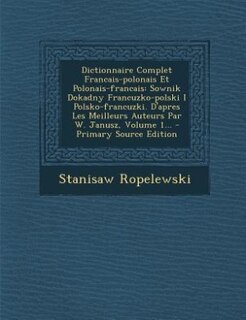Couverture_Dictionnaire Complet Francais-polonais Et Polonais-francais
