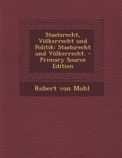 Front cover_Staatsrecht, V&ouml;lkerrecht und Politik