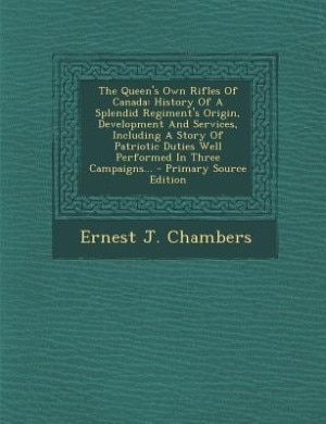 Front cover_The Queen's Own Rifles Of Canada