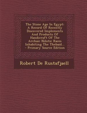 Front cover_The Stone Age In Egypt