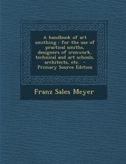 Couverture_A handbook of art smithing