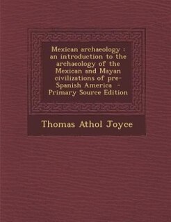 Front cover_Mexican archaeology