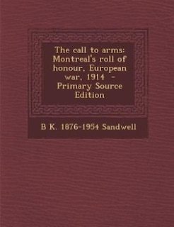 Couverture_The call to arms