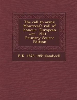 Couverture_The call to arms