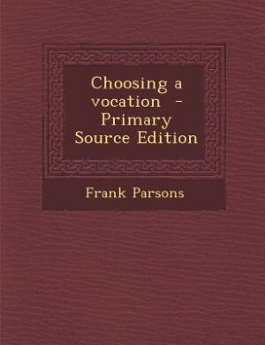 Choosing a vocation