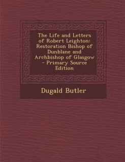 Front cover_The Life and Letters of Robert Leighton