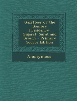 Front cover_Gazetteer of the Bombay Presidency