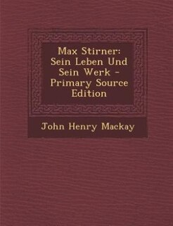 Couverture_Max Stirner