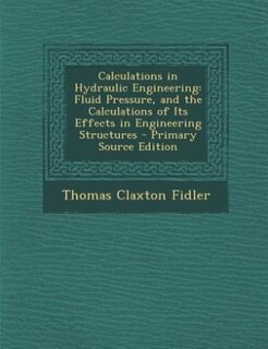 Couverture_Calculations in Hydraulic Engineering