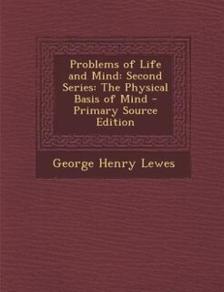 Couverture_Problems of Life and Mind