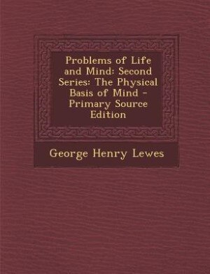Couverture_Problems of Life and Mind