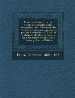 Couverture_Essai sur la construction navale des peuples extra-européens