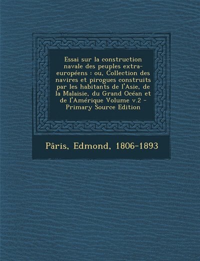 Couverture_Essai sur la construction navale des peuples extra-européens