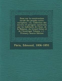 Couverture_Essai sur la construction navale des peuples extra-européens