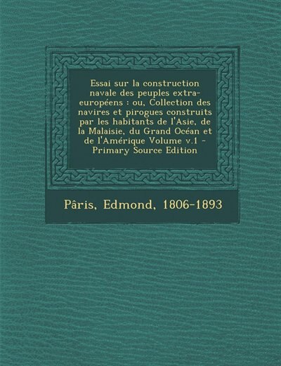 Couverture_Essai sur la construction navale des peuples extra-européens
