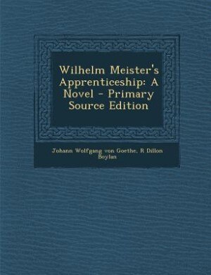 Front cover_Wilhelm Meister's Apprenticeship