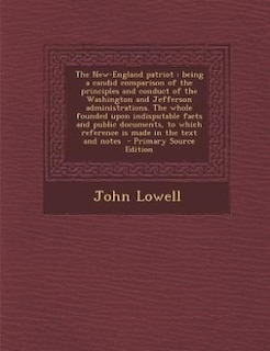 Front cover_The New-England patriot