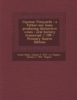 Couverture_Caymus Vineyards