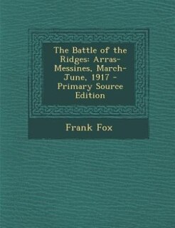 Front cover_The Battle of the Ridges