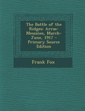 Front cover_The Battle of the Ridges
