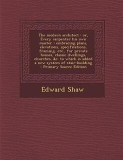 Front cover_The modern architect
