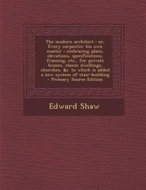 Front cover_The modern architect