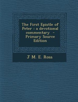 Couverture_The First Epistle of Peter