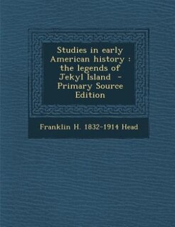 Couverture_Studies in early American history