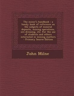 Front cover_The miner's handbook