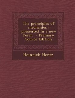 Front cover_The principles of mechanics