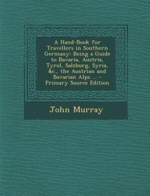 Couverture_A Hand-Book for Travellers in Southern Germany