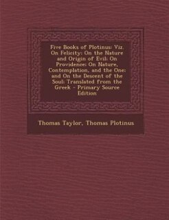 Front cover_Five Books of Plotinus
