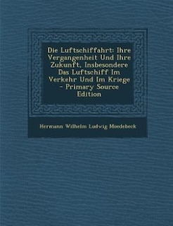 Front cover_Die Luftschiffahrt