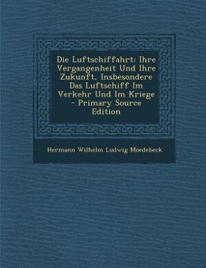 Front cover_Die Luftschiffahrt
