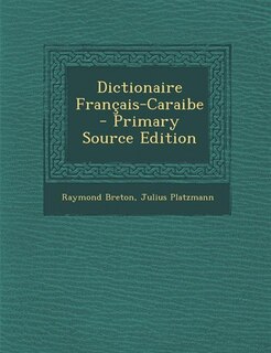 Front cover_Dictionaire Français-Caraibe