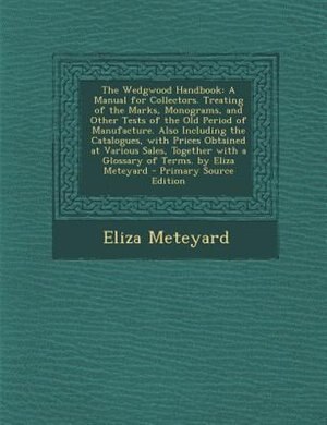 Couverture_The Wedgwood Handbook