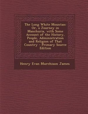Front cover_The Long White Mountan