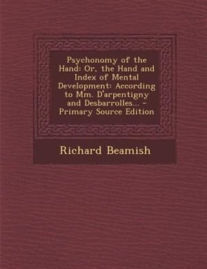 Front cover_Psychonomy of the Hand